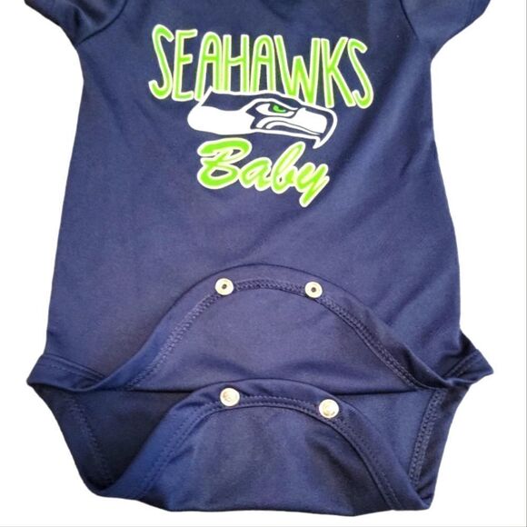 LN NFL TEAM APPAREL SEAHAWKS SZ. 3-6 MONTHS - Picture 3 of 4
